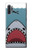 W3825 Cartoon Shark Sea Diving Funda Carcasa Case y Caso Del Tirón Funda para Samsung Galaxy Note 10 Plus