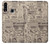 W3819 Retro Vintage Paper Funda Carcasa Case y Caso Del Tirón Funda para Samsung Galaxy A20s