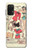 W3820 Vintage Cowgirl Fashion Paper Doll Funda Carcasa Case y Caso Del Tirón Funda para Samsung Galaxy A32 4G