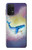 W3802 Dream Whale Pastel Fantasy Funda Carcasa Case y Caso Del Tirón Funda para Samsung Galaxy A32 5G
