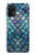 W3809 Mermaid Fish Scale Funda Carcasa Case y Caso Del Tirón Funda para Samsung Galaxy A32 5G