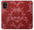 W3817 Red Floral Cherry blossom Pattern Funda Carcasa Case y Caso Del Tirón Funda para Samsung Galaxy A32 5G