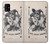 W3818 Vintage Playing Card Funda Carcasa Case y Caso Del Tirón Funda para Samsung Galaxy A41