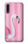 W3805 Flamingo Pink Pastel Funda Carcasa Case y Caso Del Tirón Funda para Samsung Galaxy A50