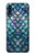 W3809 Mermaid Fish Scale Funda Carcasa Case y Caso Del Tirón Funda para Samsung Galaxy A50