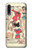 W3820 Vintage Cowgirl Fashion Paper Doll Funda Carcasa Case y Caso Del Tirón Funda para Samsung Galaxy A50