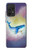 W3802 Dream Whale Pastel Fantasy Funda Carcasa Case y Caso Del Tirón Funda para Samsung Galaxy A52, Galaxy A52 5G