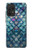 W3809 Mermaid Fish Scale Funda Carcasa Case y Caso Del Tirón Funda para Samsung Galaxy A52, Galaxy A52 5G
