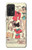 W3820 Vintage Cowgirl Fashion Paper Doll Funda Carcasa Case y Caso Del Tirón Funda para Samsung Galaxy A72, Galaxy A72 5G