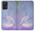 W3823 Beauty Pearl Mermaid Funda Carcasa Case y Caso Del Tirón Funda para Samsung Galaxy A72, Galaxy A72 5G