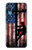W3803 Electrician Lineman American Flag Funda Carcasa Case y Caso Del Tirón Funda para Samsung Galaxy A04, Galaxy A02, M02