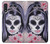 W3821 Sugar Skull Steam Punk Girl Gothic Funda Carcasa Case y Caso Del Tirón Funda para Samsung Galaxy A01