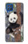 W3793 Cute Baby Panda Snow Painting Funda Carcasa Case y Caso Del Tirón Funda para Samsung Galaxy M62