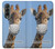 W3806 Giraffe New Normal Funda Carcasa Case y Caso Del Tirón Funda para Samsung Galaxy Z Fold 3 5G