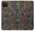 W3815 Psychedelic Art Funda Carcasa Case y Caso Del Tirón Funda para Google Pixel 4 XL