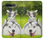 W3795 Grumpy Kitten Cat Playful Siberian Husky Dog Paint Funda Carcasa Case y Caso Del Tirón Funda para LG K51S