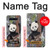 W3793 Cute Baby Panda Snow Painting Funda Carcasa Case y Caso Del Tirón Funda para LG K41S