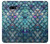 W3809 Mermaid Fish Scale Funda Carcasa Case y Caso Del Tirón Funda para LG G8X ThinQ