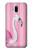 W3805 Flamingo Pink Pastel Funda Carcasa Case y Caso Del Tirón Funda para LG G7 ThinQ