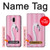 W3805 Flamingo Pink Pastel Funda Carcasa Case y Caso Del Tirón Funda para LG G7 ThinQ