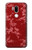 W3817 Red Floral Cherry blossom Pattern Funda Carcasa Case y Caso Del Tirón Funda para LG G7 ThinQ