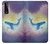 W3802 Dream Whale Pastel Fantasy Funda Carcasa Case y Caso Del Tirón Funda para LG Stylo 7 4G