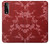 W3817 Red Floral Cherry blossom Pattern Funda Carcasa Case y Caso Del Tirón Funda para LG Stylo 7 5G