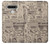 W3819 Retro Vintage Paper Funda Carcasa Case y Caso Del Tirón Funda para LG Stylo 6