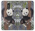 W3793 Cute Baby Panda Snow Painting Funda Carcasa Case y Caso Del Tirón Funda para LG Stylo 5