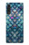 W3809 Mermaid Fish Scale Funda Carcasa Case y Caso Del Tirón Funda para LG Velvet