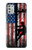 W3803 Electrician Lineman American Flag Funda Carcasa Case y Caso Del Tirón Funda para Motorola Moto G Stylus (2021)