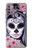 W3821 Sugar Skull Steam Punk Girl Gothic Funda Carcasa Case y Caso Del Tirón Funda para Motorola Moto G30, G20, G10