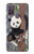 W3793 Cute Baby Panda Snow Painting Funda Carcasa Case y Caso Del Tirón Funda para Motorola Moto G10 Power