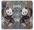 W3793 Cute Baby Panda Snow Painting Funda Carcasa Case y Caso Del Tirón Funda para Motorola Moto G10 Power