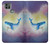 W3802 Dream Whale Pastel Fantasy Funda Carcasa Case y Caso Del Tirón Funda para Motorola Moto G9 Power