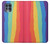 W3799 Cute Vertical Watercolor Rainbow Funda Carcasa Case y Caso Del Tirón Funda para Motorola Edge S