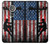 W3803 Electrician Lineman American Flag Funda Carcasa Case y Caso Del Tirón Funda para Motorola Moto G6 Play, Moto G6 Forge, Moto E5