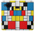 W3814 Piet Mondrian Line Art Composition Funda Carcasa Case y Caso Del Tirón Funda para Nokia 5.4