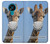 W3806 Giraffe New Normal Funda Carcasa Case y Caso Del Tirón Funda para Nokia 3.4