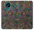 W3815 Psychedelic Art Funda Carcasa Case y Caso Del Tirón Funda para Nokia 3.4