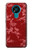 W3817 Red Floral Cherry blossom Pattern Funda Carcasa Case y Caso Del Tirón Funda para Nokia 3.4