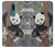 W3793 Cute Baby Panda Snow Painting Funda Carcasa Case y Caso Del Tirón Funda para Nokia 2.4