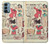 W3820 Vintage Cowgirl Fashion Paper Doll Funda Carcasa Case y Caso Del Tirón Funda para OnePlus Nord N200 5G