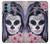 W3821 Sugar Skull Steam Punk Girl Gothic Funda Carcasa Case y Caso Del Tirón Funda para OnePlus Nord N200 5G