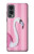 W3805 Flamingo Pink Pastel Funda Carcasa Case y Caso Del Tirón Funda para OnePlus Nord 2 5G