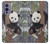 W3793 Cute Baby Panda Snow Painting Funda Carcasa Case y Caso Del Tirón Funda para OnePlus 9