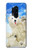 W3794 Arctic Polar Bear in Love with Seal Paint Funda Carcasa Case y Caso Del Tirón Funda para OnePlus 8 Pro