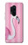 W3805 Flamingo Pink Pastel Funda Carcasa Case y Caso Del Tirón Funda para OnePlus 8 Pro