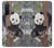 W3793 Cute Baby Panda Snow Painting Funda Carcasa Case y Caso Del Tirón Funda para Sony Xperia 5 II