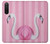 W3805 Flamingo Pink Pastel Funda Carcasa Case y Caso Del Tirón Funda para Sony Xperia 5 II